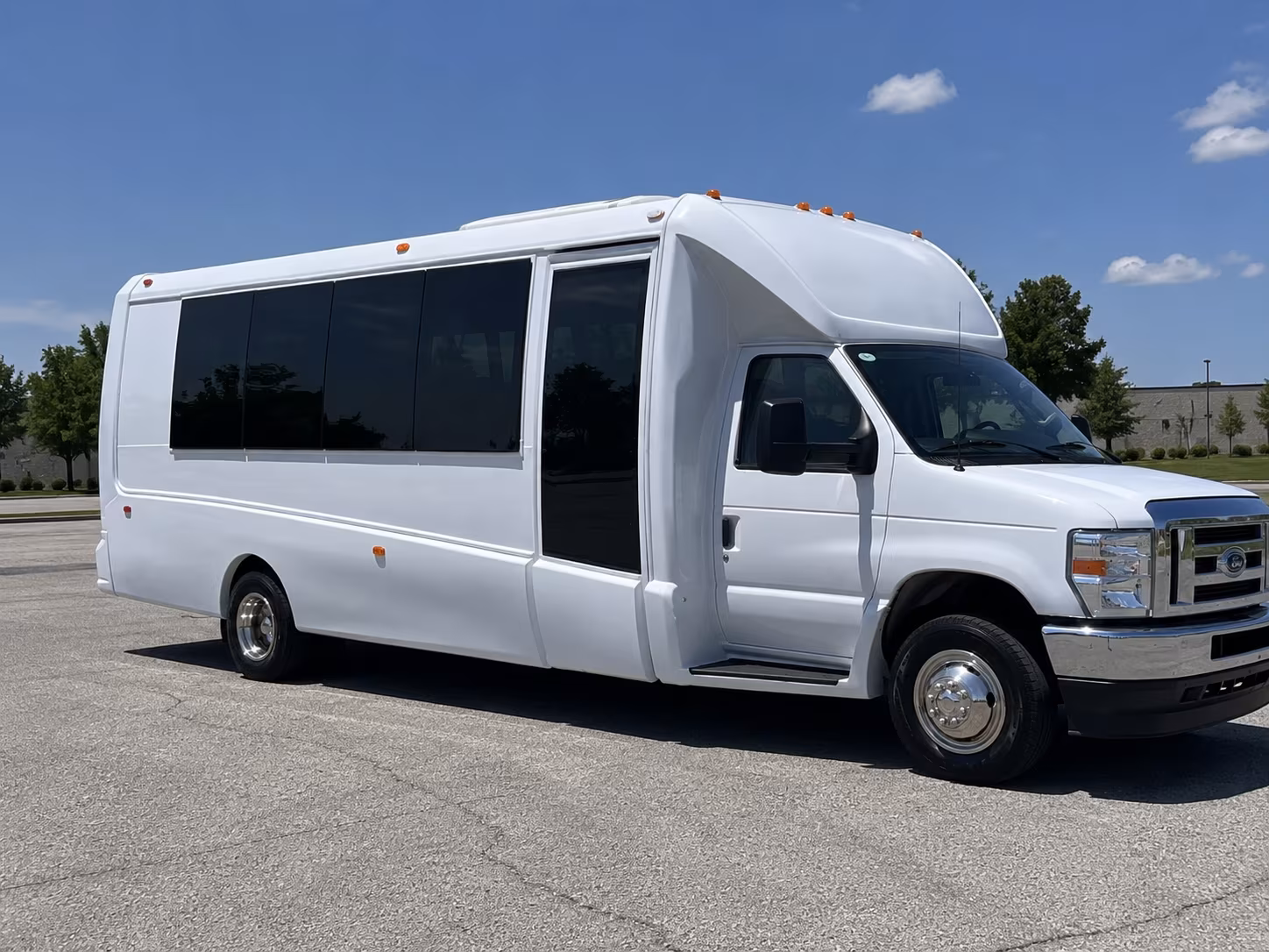a party bus keeps the celebration going from the ceremony to the reception