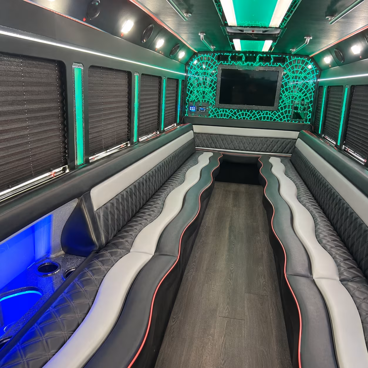 pompano beach wedding party bus rental